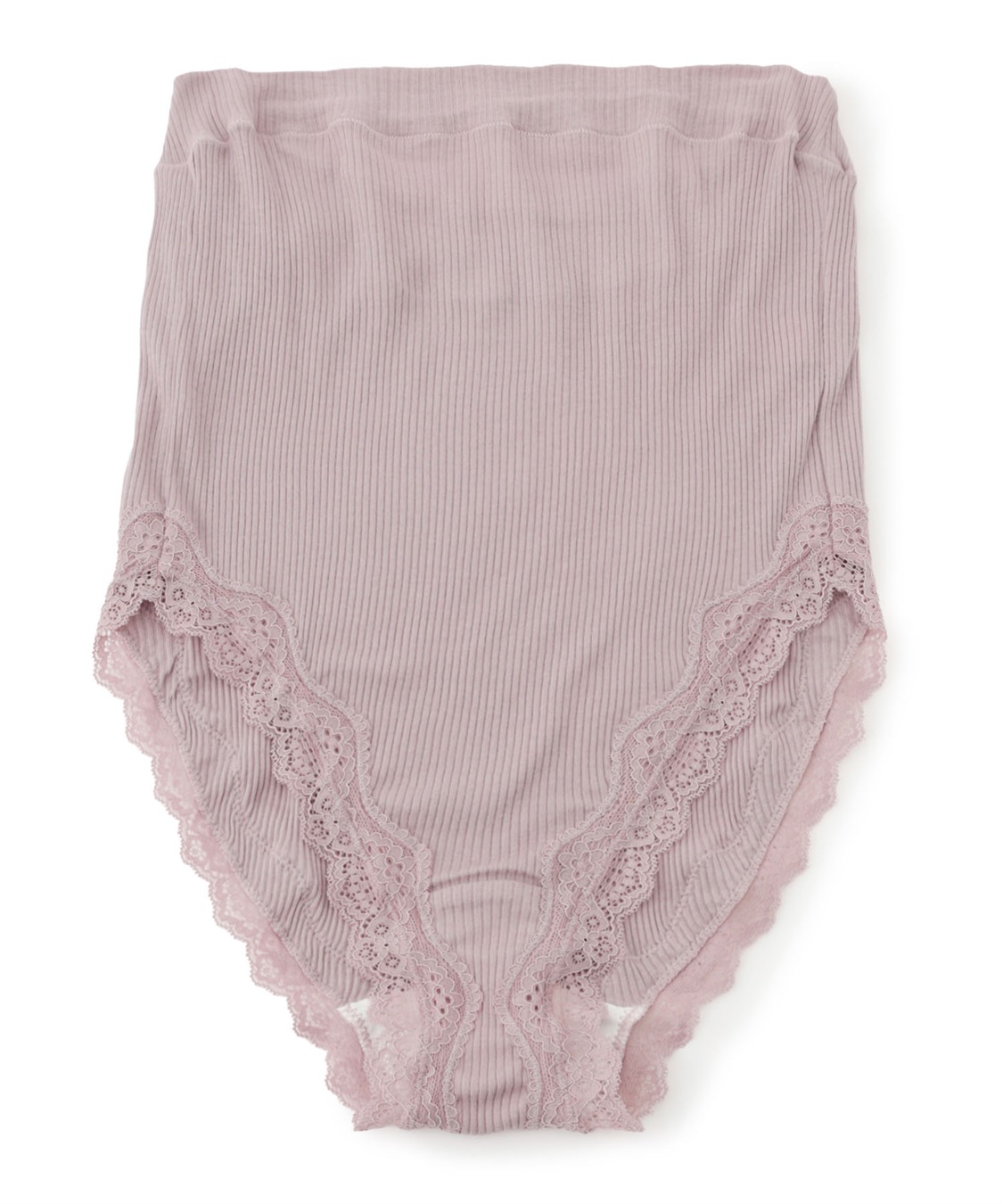 Rosemadame リブレース 授乳マタニティショーツ（綿/コットン/授乳楽々 妊婦服 産前・産後対応）_variation_3