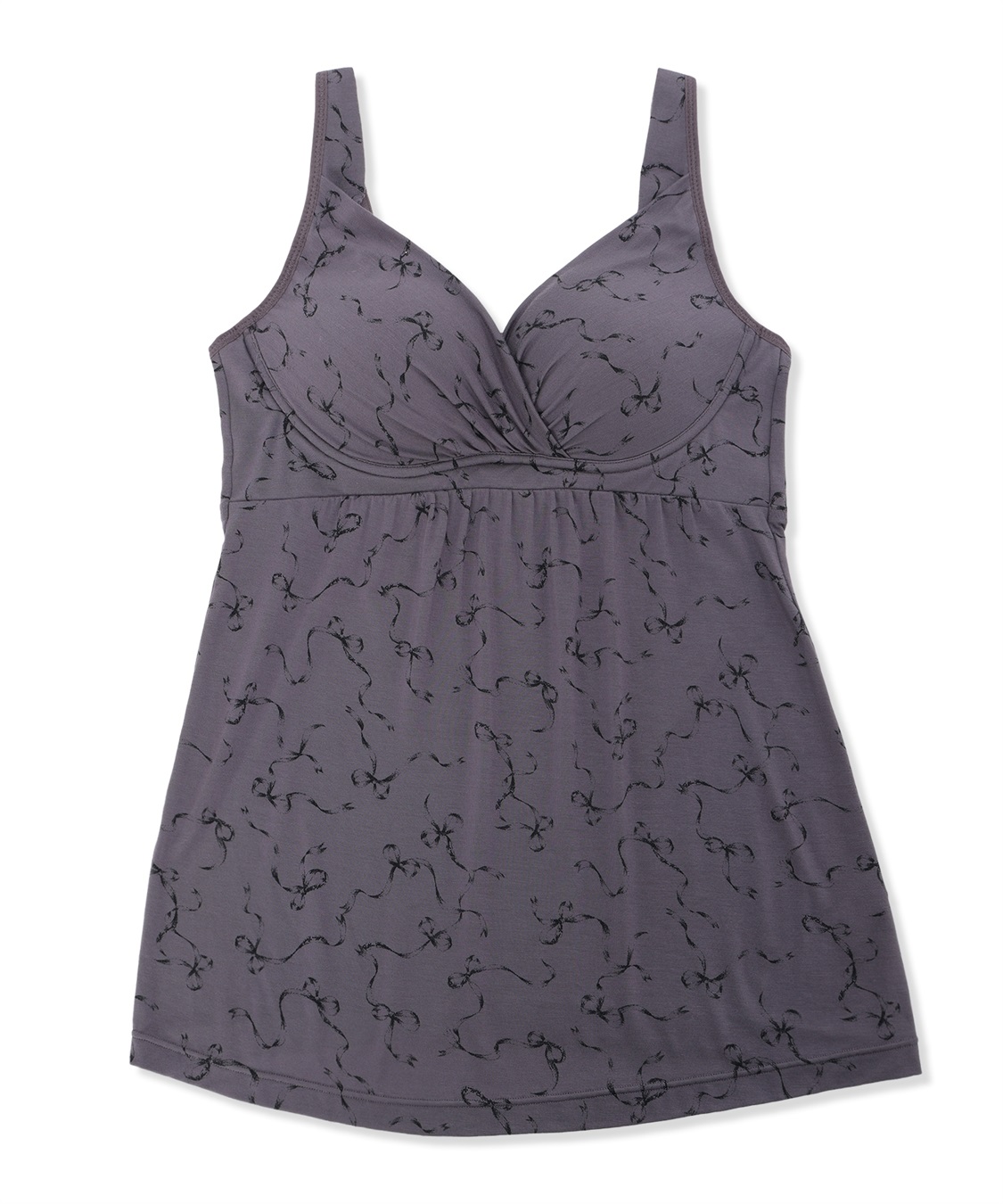 Rosemadame レーヨンベア天竺リボン柄・無地　授乳キャミソール_variation_3