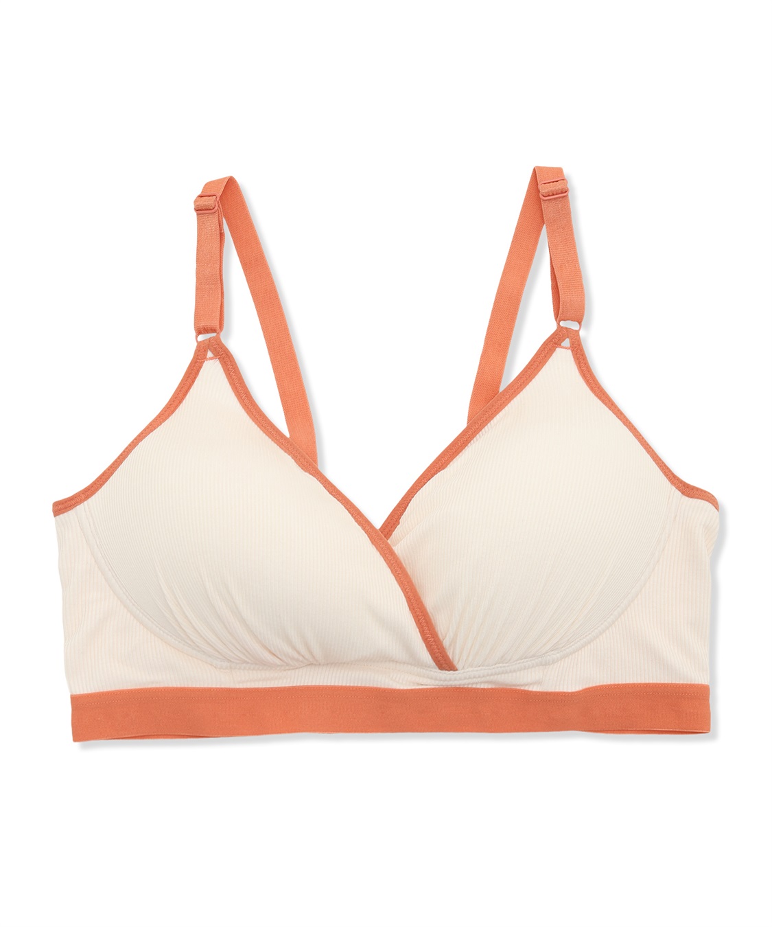 Rosemadame リブバイカラー クロスオープン授乳ブラジャー_variation_2