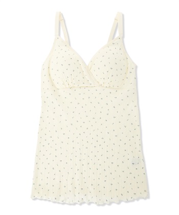 Rosemadame パターンメッシュ小花柄 授乳キャミソール_variationthumb_1