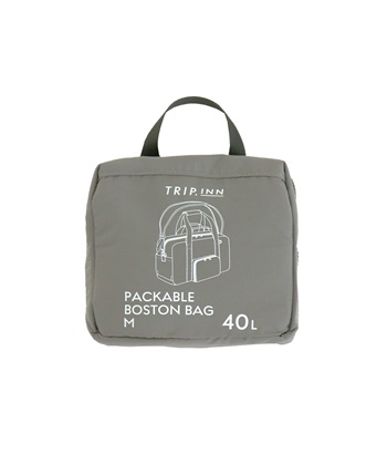【JTB×TRIP.INN】 パッカブルボストンバッグ　40L(Ｌグリーン-フリー)
