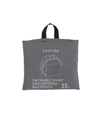 【JTB×TRIP.INN】 パッカブル2WAYバックパック　25L(グレー-フリー)