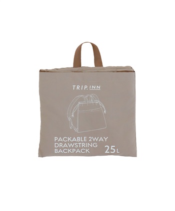 【JTB×TRIP.INN】 パッカブル2WAYバックパック　25L(ベージュ-フリー)
