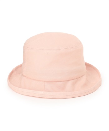 【累計販売数25万点突破】UVカットつば広カジュアルハット【遮熱】(サーモンピンク-54.5cm)