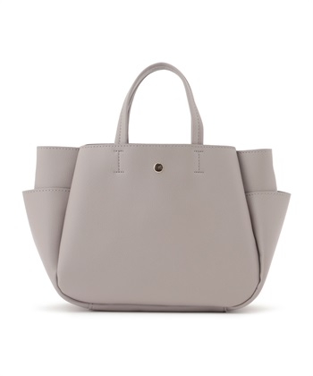 【軽量】ふっくら２WAYショルダーバッグ(グレー-フリー)