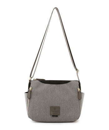 【軽量】12ROOMショルダーバッグ(グレー-フリー)