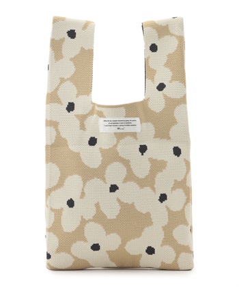 WPC.ニットトートバッグ(ベージュ-フリー)