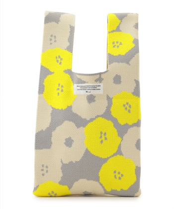 WPC.ニットトートバッグ(イエロー-フリー)