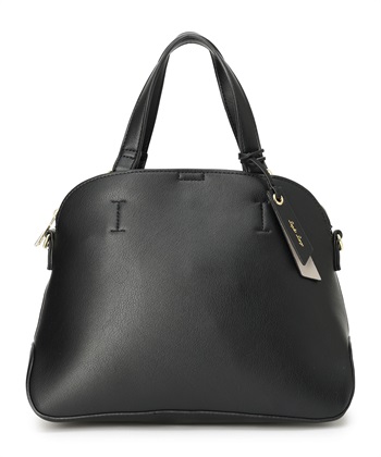 エコレザー2WAYショルダー【かるいかばん】(ブラック-フリー)