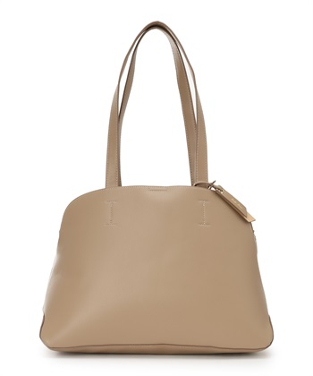 エコレザーA4トート【かるいかばん】(ベージュ-フリー)