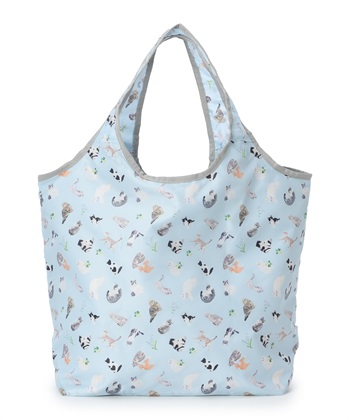 アニマル保冷保温エコバック(サックス-フリー)