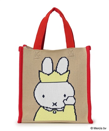 miffyニットトート(ベージュ-フリー)