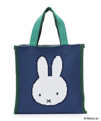 miffyニットトート(ネイビー-フリー)