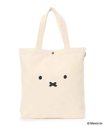 miffyキャンバスA4トート(ホワイト-フリー)