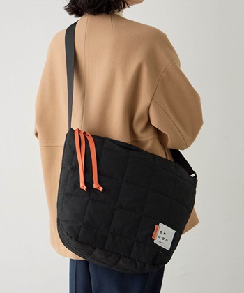 【Wpc.】ONDOOキルティングショルダーバッグ【はっ水】(ブラック-フリー)