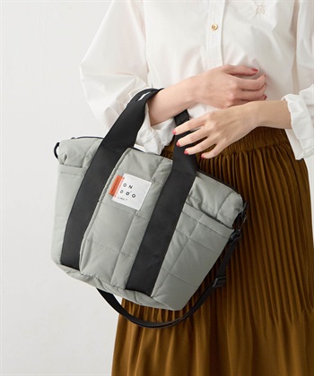 【Wpc.】ONDOOキルティング２wayトートバック【はっ水】(グレー-フリー)