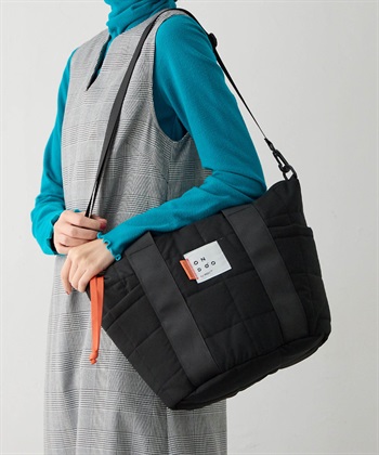 【Wpc.】ONDOOキルティング２wayトートバック【はっ水】(ブラック-フリー)