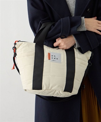 【Wpc.】ONDOOキルティング２wayトートバック【はっ水】(オフホワイト-フリー)