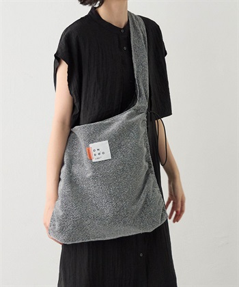 【Wpc.】ONDOOシャーリングドロストトートバッグ(グレー-フリー)