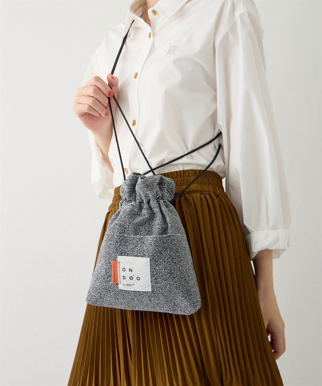 JOIN PARK 【Wpc.】ONDOOラメ２way巾着バック_variation_1