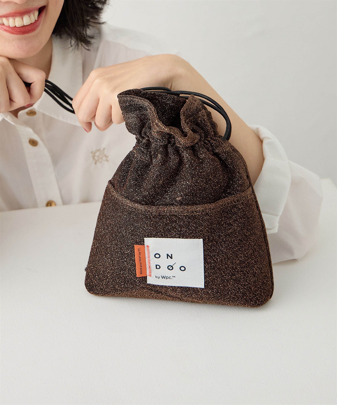 JOIN PARK 【Wpc.】ONDOOラメ２way巾着バック_variation_3