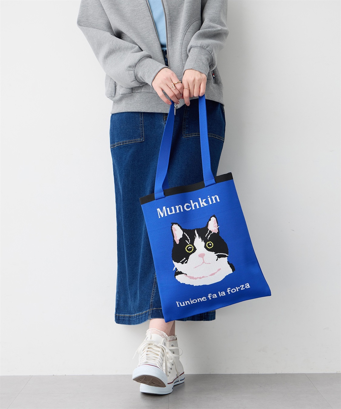 JOIN PARK 猫ニットトートバック_main