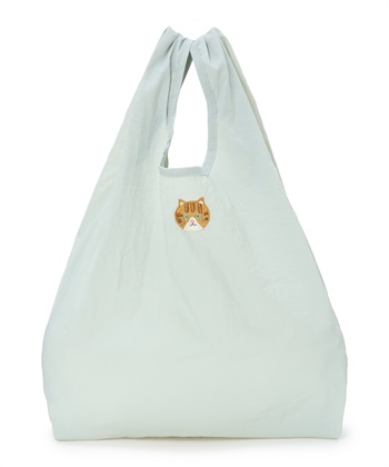 猫巾着エコバック(Ｌグリーン-フリー)