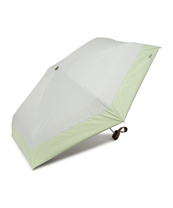 【Wpc.】折りたたみ 日傘 遮光切り継ぎtiny【完全遮光100％ 完全UVカット率100％生地 重量210g 超軽量 6本骨 コンパクト 晴雨兼用】(グレー-フリー)