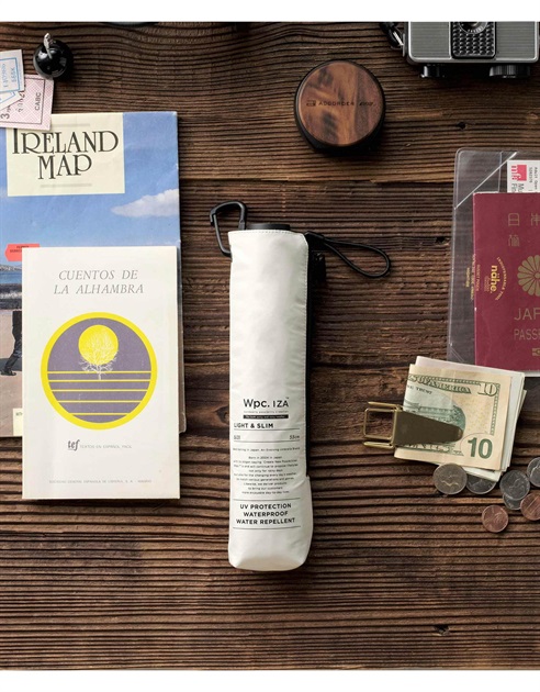 【Wpc.】折りたたみ日傘 Wpc. IZA Type/Light＆Slim【完全遮光100% 完全UVカット率100％生地 晴雨兼用 ユニセックス 男女兼用 軽量 スリム コンパクト】