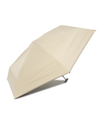【Wpc.】日傘 遮光エアリアルタイニー【完全遮光100％ 完全UVカット率100％生地 超軽量 コンパクト 晴雨兼用】(ベージュ-フリー)