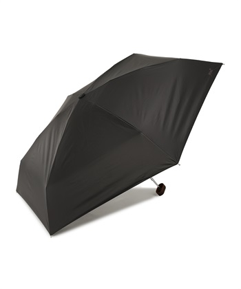 【Wpc.】日傘折りたたみ 遮光ノーブルベーシック ミニ【完全遮光100％ 完全UVカット率100％生地 コンパクト 晴雨兼用】(ブラック-フリー)