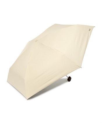 【Wpc.】日傘折りたたみ 遮光ノーブルベーシック ミニ【完全遮光100％ 完全UVカット率100％生地 コンパクト 晴雨兼用】(ベージュ-フリー)