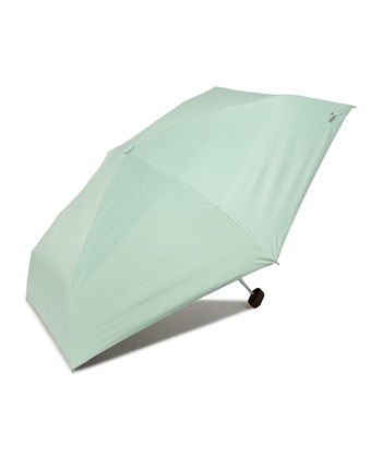 【Wpc.】日傘折りたたみ 遮光ノーブルベーシック ミニ【完全遮光100％ 完全UVカット率100％生地 コンパクト 晴雨兼用】(グリーン-フリー)