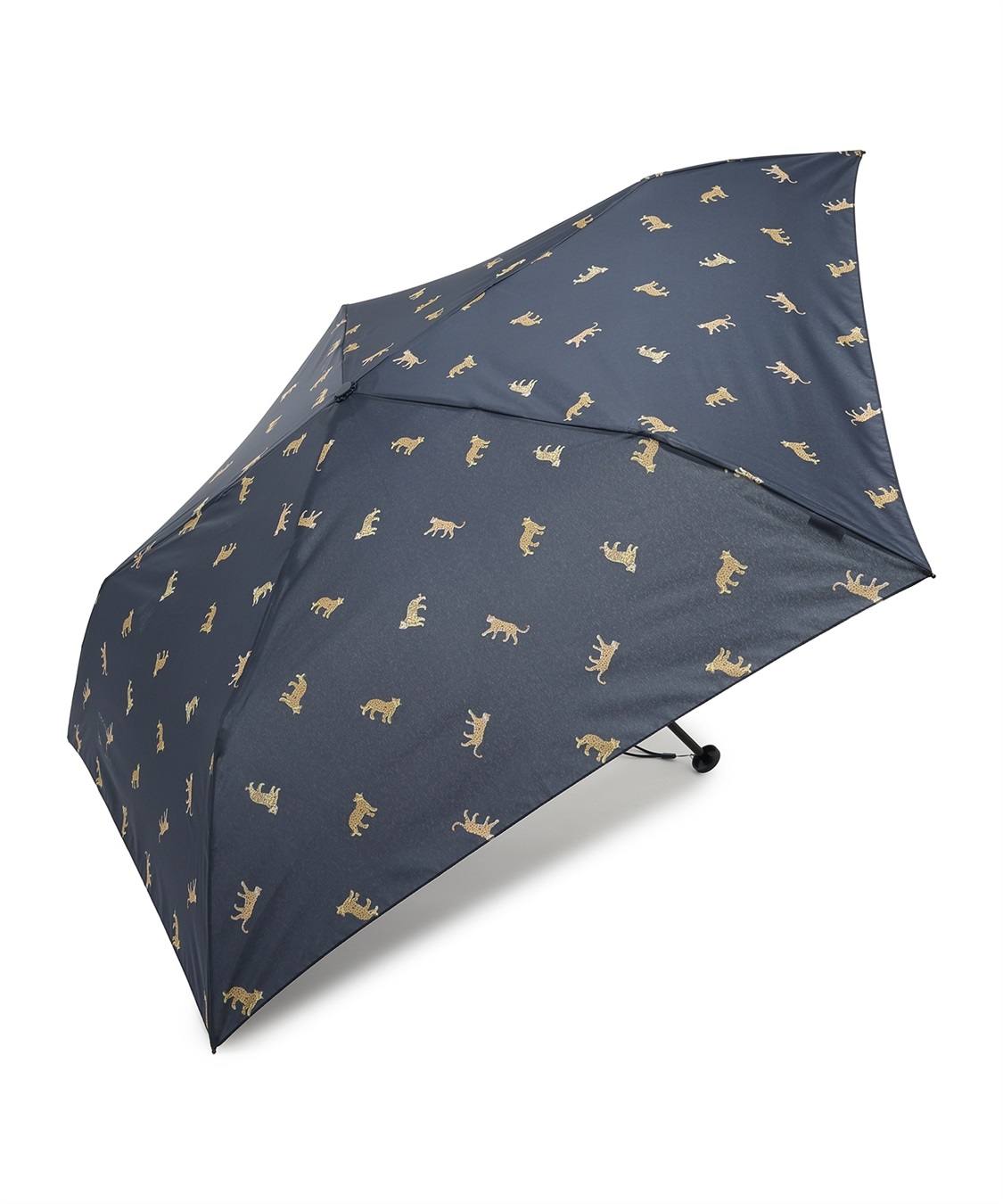 WPC 超軽量折りたたみ傘レオパード＆タイガーmini JOIN PARK｜クロス