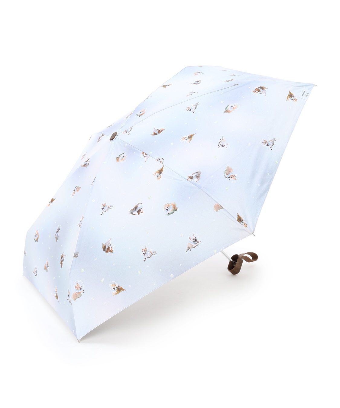 Wpc.】 折りたたみ日傘 飛行犬×Wpc. 宇宙飛行犬 遮光ワンブレラ ミニ