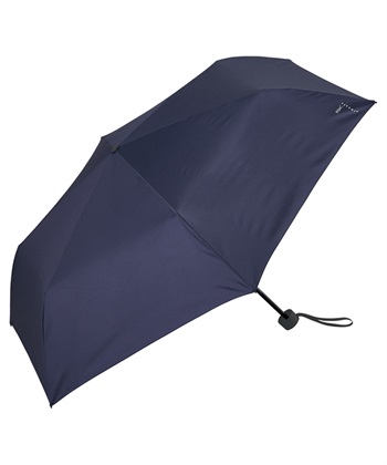 【Wpc.】折りたたみ傘 形状安定加工 SHAPE-MEMORY UMBRELLA ミニ【晴雨兼用 UVカット 大きめサイズ 直径97cm ユニセックス 通勤】(ネイビー-フリー)