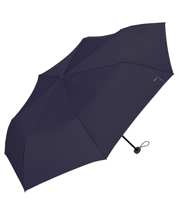 【Wpc.】AIR-LIGHT LARGE FOLDING UMBRELLA 折りたたみ傘【晴雨兼用 UVカット 大きめサイズ 直径105cm 通勤 通学】(ネイビー-フリー)