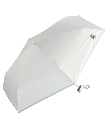 【Wpc.】遮光アニマル刺繍 mini【完全遮光100％＆完全UVカット100％生地 晴雨兼用 遮熱 撥水 UPF50+ 日焼け対策 紫外線対策 折り畳み 動物柄】(ライトグレー-フリー)