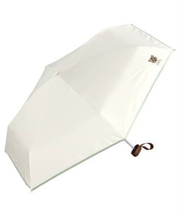 【Wpc.】遮光アニマル刺繍 mini【完全遮光100％＆完全UVカット100％生地 晴雨兼用 遮熱 撥水 UPF50+ 日焼け対策 紫外線対策 折り畳み 動物柄】(オフホワイト-フリー)