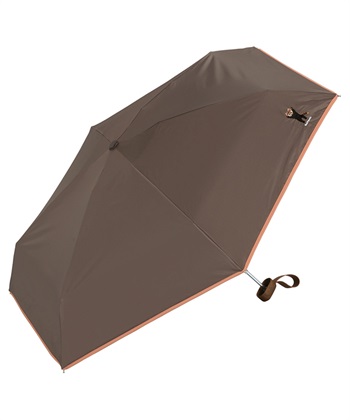 【Wpc.】遮光アニマル刺繍 mini【完全遮光100％＆完全UVカット100％生地 晴雨兼用 遮熱 撥水 UPF50+ 日焼け対策 紫外線対策 折り畳み 動物柄】(ブラウン-フリー)