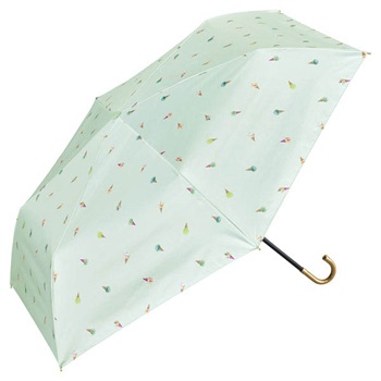 【Wpc.】サーティワン アイスクリーム × Wpc.遮光アイスクリームパターン mini(ライトグリーン-フリー)