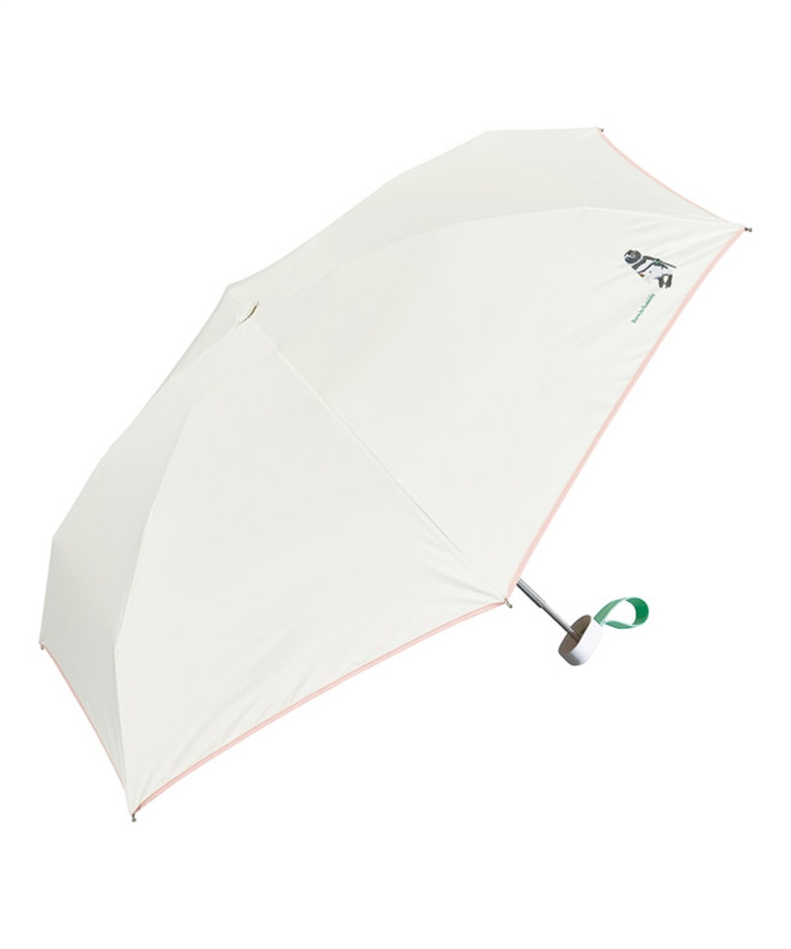 【希少】off-White オフホワイト レッド 傘立て 手元 名入れ印刷 ポイントカラービニール傘 60cm 赤×ホワイト ジャンプ