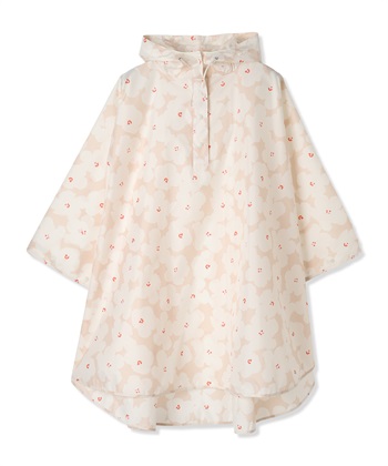 【Wpc.】レインポンチョ【撥水＆防水加工生地】(ベージュ-フリー)