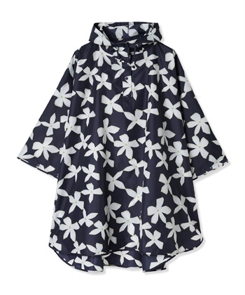 【Wpc.】レインポンチョ【撥水＆防水加工生地】(ブルー-フリー)