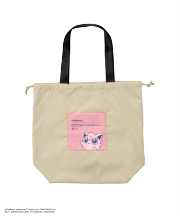 【Wpc.】レイングッズ ポケモン バイカラーレイントート 冒険のパートナー(ベージュ-フリー)