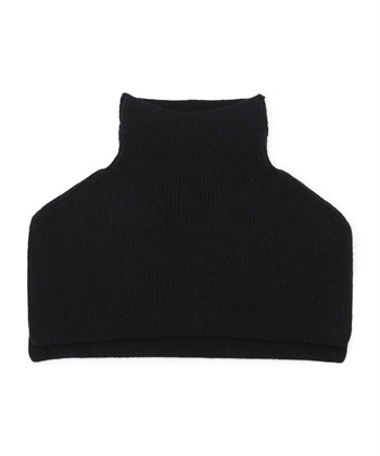 つけ衿ネックウォーマー(ブラック-フリー)