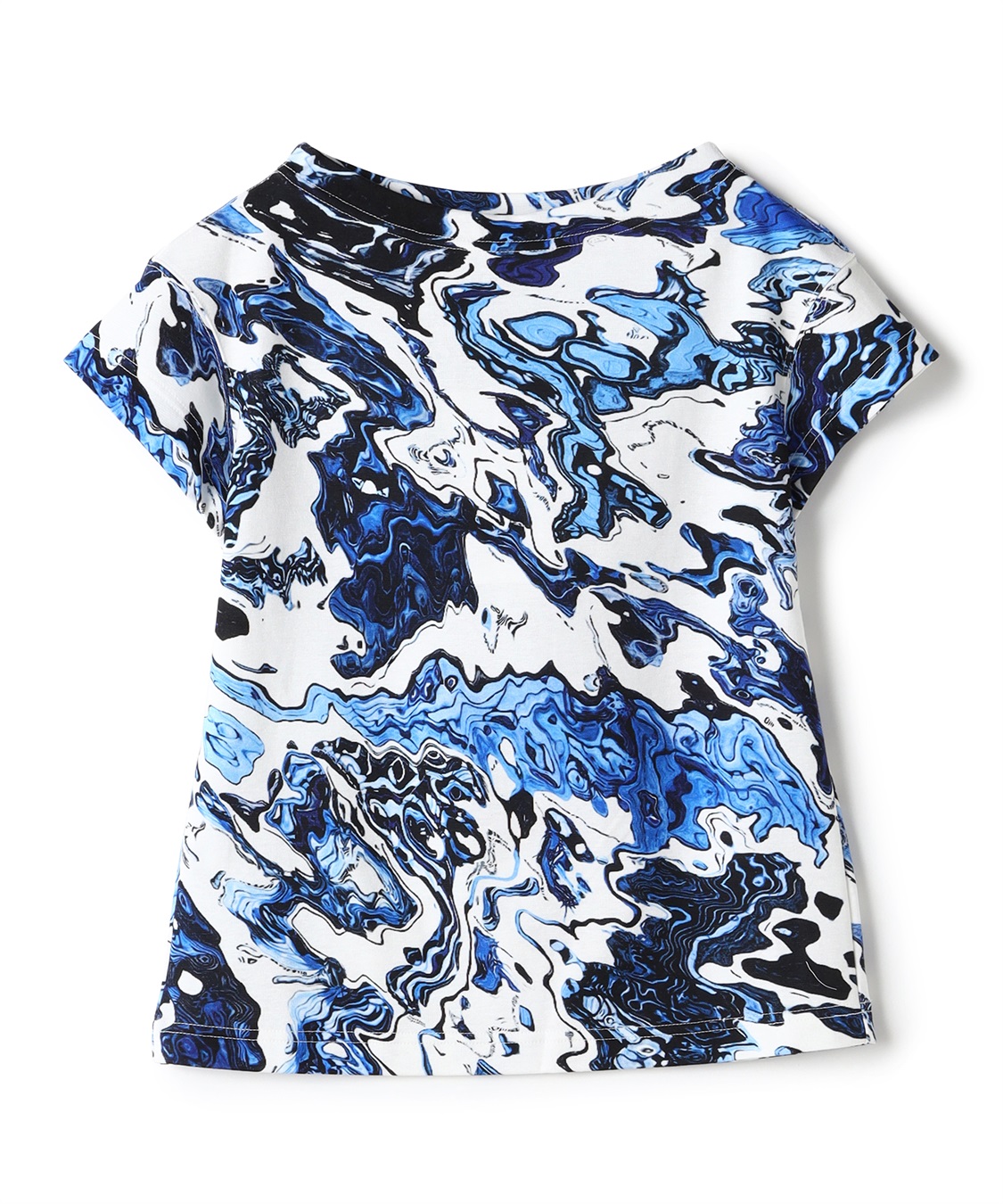 JUNKO SHIMADA ウェーブプリントジャージートップス_variation_2