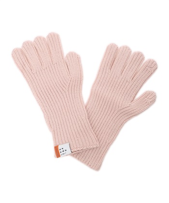 ONDOO【スマホ対応】ニット手袋(ピンク-フリー)