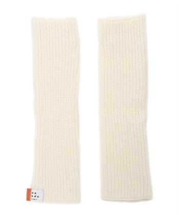 ONDOOリブニットアームウォーマー(オフホワイト-フリー)