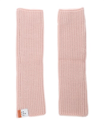 ONDOOリブニットアームウォーマー(ピンク-フリー)